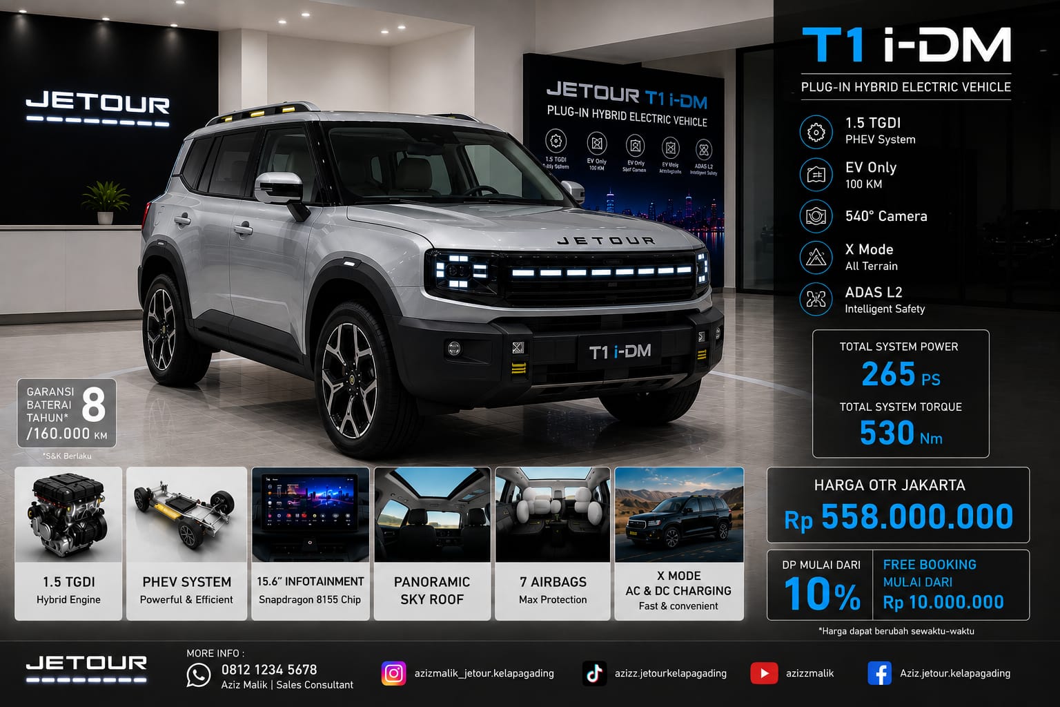 JETOUR T1-IDM - Metal Silver